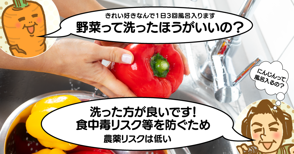 野菜　食中毒　農薬